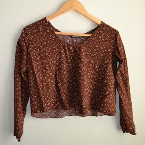 Brandy Melville Dark Orange Crop Top